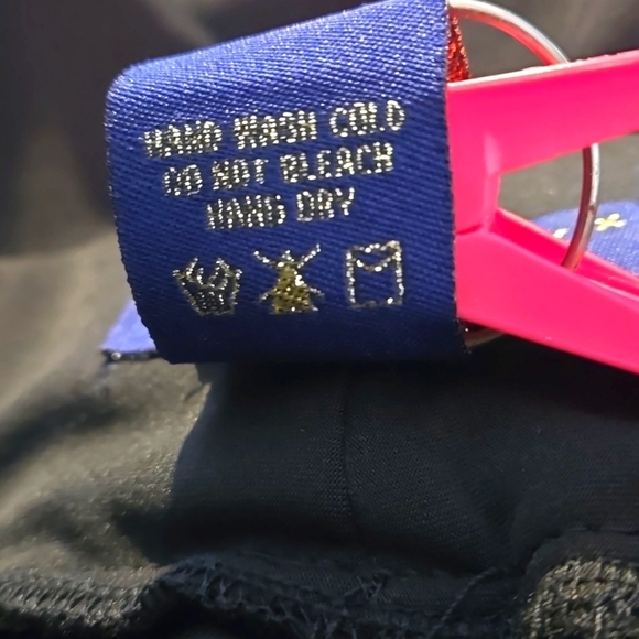 Lark + Grey Straight Leg Black Pants with Rivets Women Size 1X - Picture 4 of 6